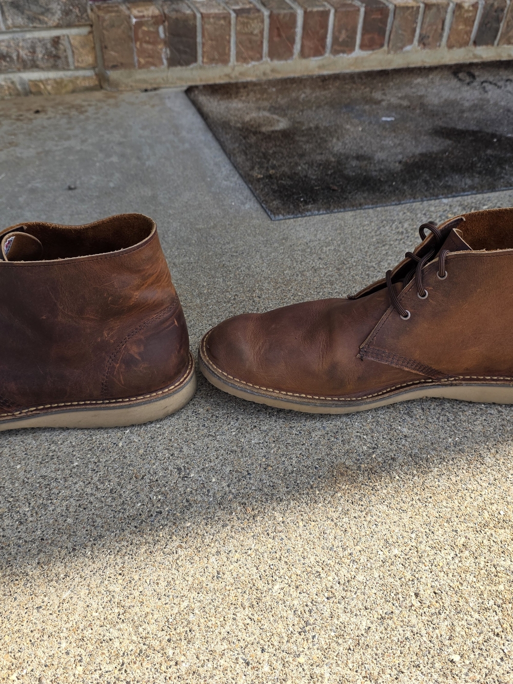 Red Wing Weekender Chukka In Copper Leather - Men's 13 / 3622 - Picture 4 of 9